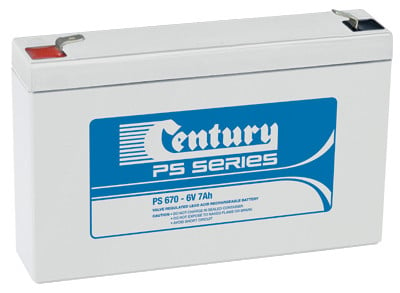 6V 7Ah Century SLA Battery (PS670)