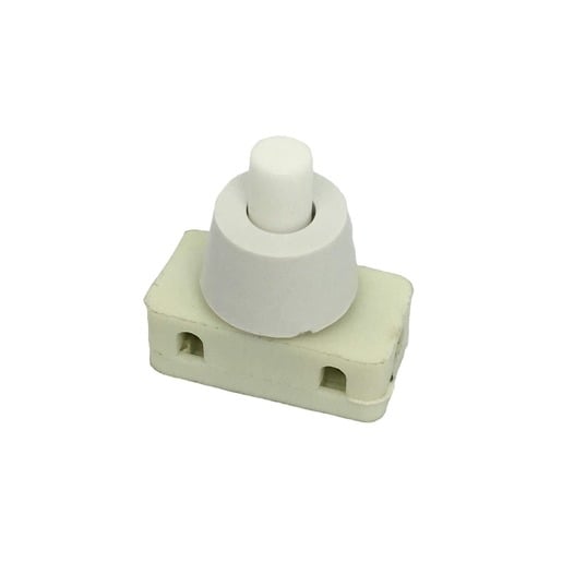 Photo of a 240V 2A bed lamp style single pole single throw push button switch.
