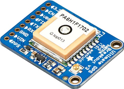 Photo of an Adafruit GPS breakout 66 channel ultimate.