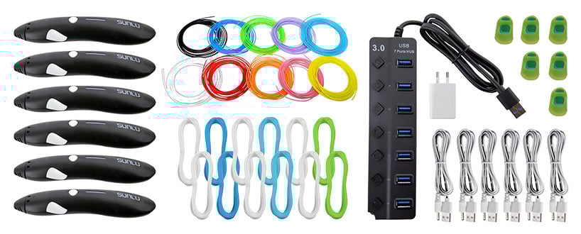 DF4126 3D Printing Pen 6 Pack