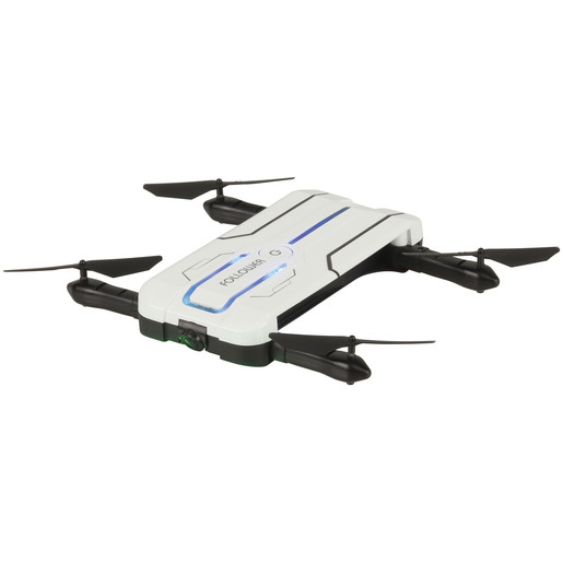 Photo of a foldable follow me drone.