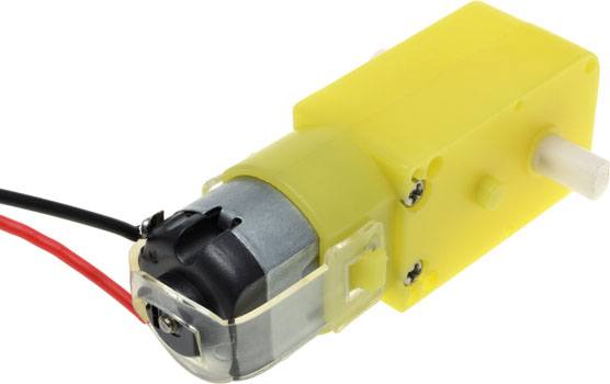 Yellow DC Motor 3-12VDC 2 Flats Shaft