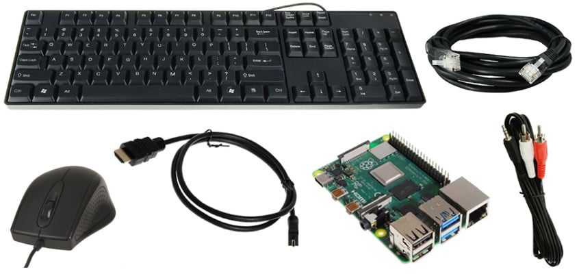 Raspberry Pi 4 HDMI Cable & Accessory Bundle with Raspberry Pi 4