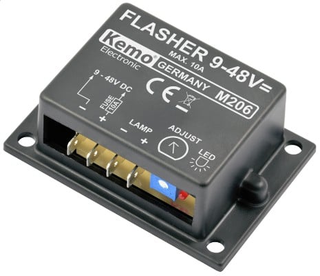 Kemo M206 Flasher for LED or Incandescent Lamp jpg