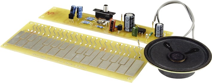 Mini Electronic Organ Kit Assembled