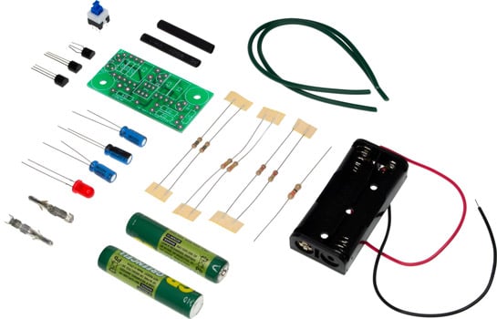 Photo of a moisture sensor kit.