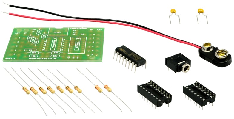 Picaxe 14M2 Project Board - Low Cost Kit Form (No Chip)