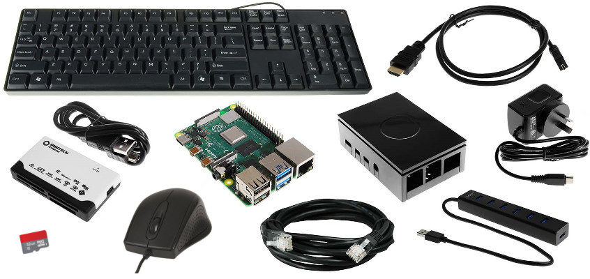 Raspberry Pi 4 Model B Ultimate Workstation Bundle with Raspberry Pi