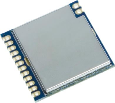 Photo of a 433MHz 30dBm RF transceiver module.