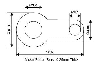 Solder Tab - 4mm