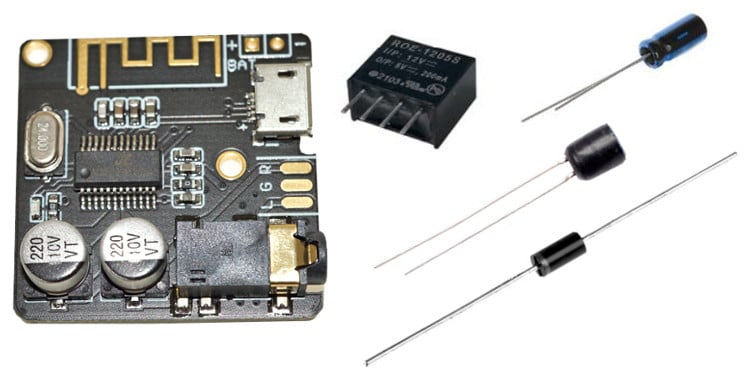 Tekky Bluetooth Upgrade Kit for TDA1519 Amplifier