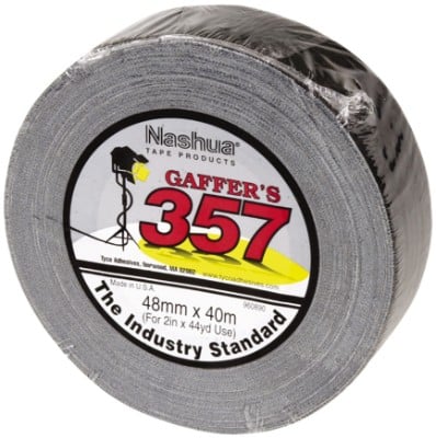 Nashua Gaffer\'s Tape 357 Black 40m Roll