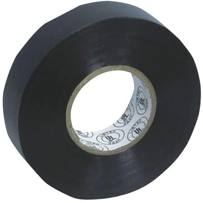 PVC Insulation Tape - 19mm Wide, 20m Roll - Black