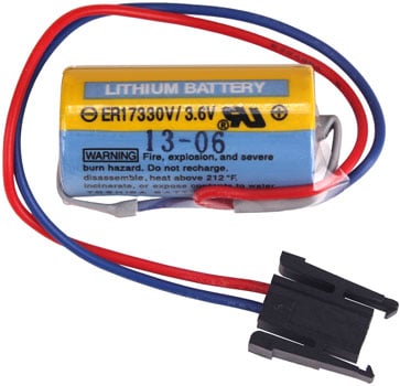 An A6BAT PLC  3.6V lithium battery.