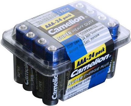 AAA Batteries 24 Pack Super Heavy Duty Camelion