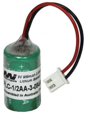 PLC-1/2AA-3-084A - Specialised Lithium PLC Battery 950mAh jpg