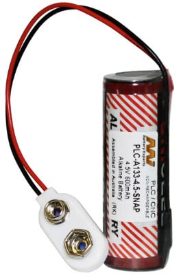 PLC-A133-4.5-SNAP - Specialised Alkaline PLC/Robotics Battery