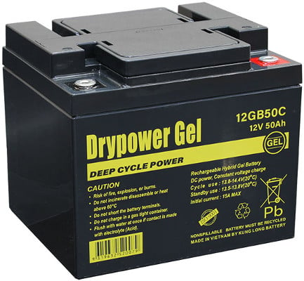 50Ah 12V Deep Cycle SLA Battery AGM