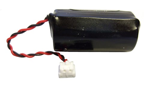 Photo of a 990XCP9800 3V lithium modicon battery.