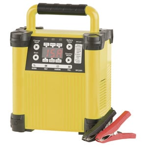 Photo of an intelligent 6V/12V/24V 15A battery charger.