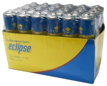 Eclipse AAA Zinc Carbon Batteries 1.5V