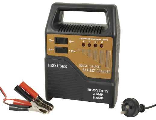 6V & 12V Heavy Duty 8A Car Battery Charger with Trickle Charge