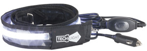 Photo of a flexible LED strip light for outdoors.