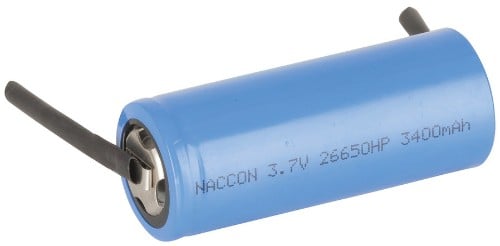  26650 Lithium Ion Battery 3400mAh 3.7v