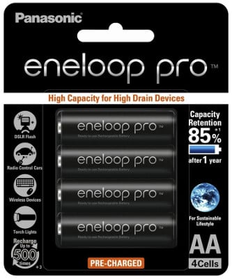 Panasonic Eneloop Pro AA 1.2V 2450mAh 4pk jpg