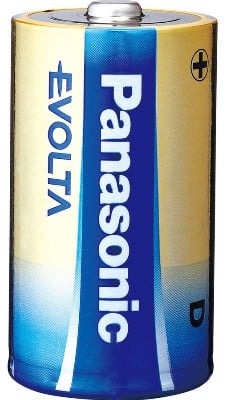 Panasonic Evolta D Alkaline Batteries 1.5v