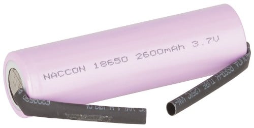 18650 Rechargeable Lithium-Ion Battery 2600mAh 3.7V