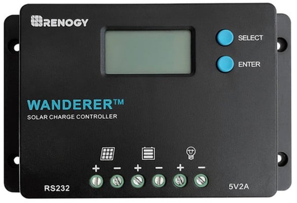 Renogy Wanderer 10A PWM Solar Charge Controller 12V 24V jpg