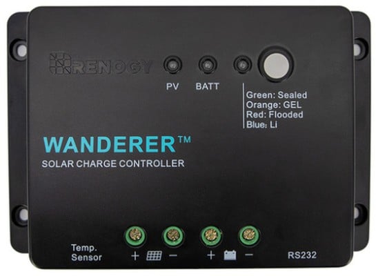 Renogy Wanderer LI 30A PWM Solar Charge Controller jpg