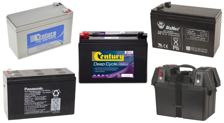 Assorted Sealed Lead Acid Batteries