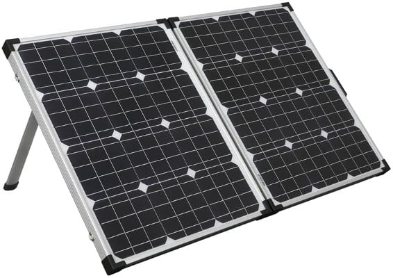 100W Folding Solar Panel with 5m Lead 12V