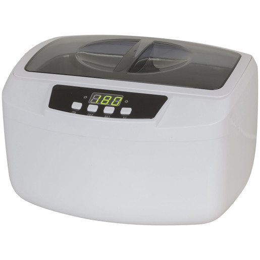 Photo of a 170W ultrasonic cleaner with temperature control.