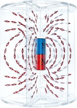 3D Magnetic Induction Lines Demonstration Pair - Bar Magnet