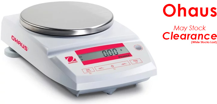 Photo of an Ohaus PA512X Pioneer balance.