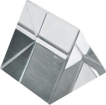 glass prism equilateral triangular 38mm
