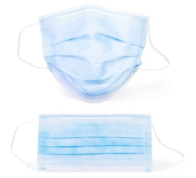 Face Mask - Antibacterial, Disposable