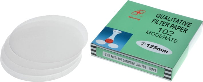 Qualitative Filter Paper 102 Moderate 125mm