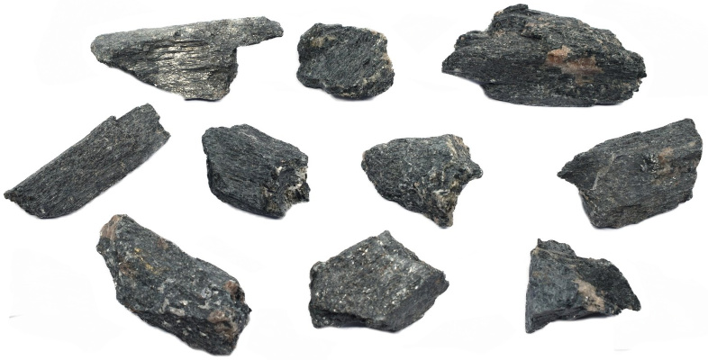 Hornblende Cleavable - Pack of 10 Geological Specimens