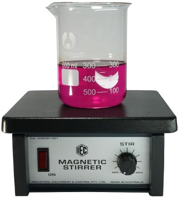 IEC Magnetic Stirrer with Variable Speed - PTFE Top