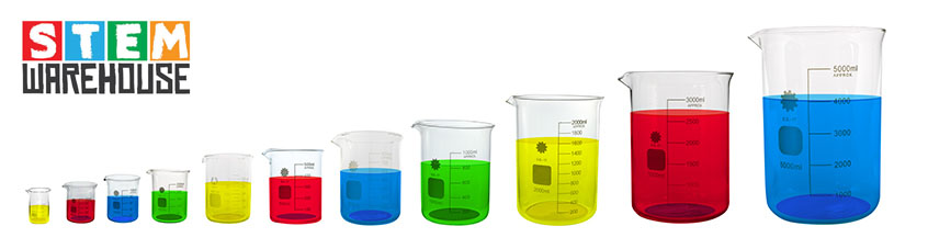  STEM Warehouse Glass Beakers