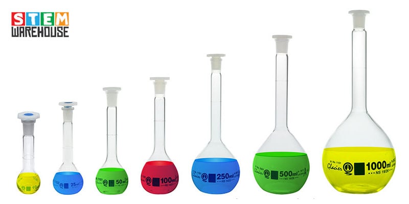 Volumetric Flasks Class A Glass with PP Stopper