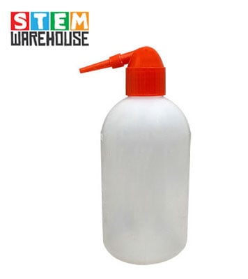 Wash Bottle with Red Cap and Jet 500ml