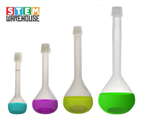 Polypropylene Volumetric Flasks with Cap