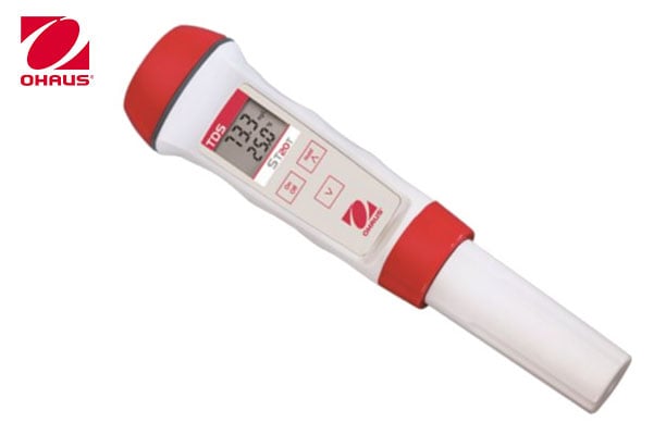 TDS Meter Pen with Temperature 0-1000mg/L Ohaus ST20T-B