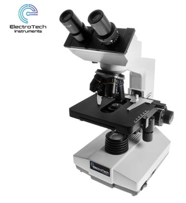 Microscope 1000x - Binocular LED Illumination