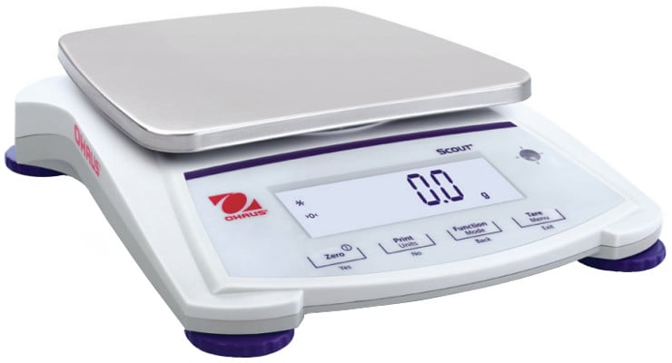 Ohaus SJX Scout Balance - 0.1g Readability, External Calibration